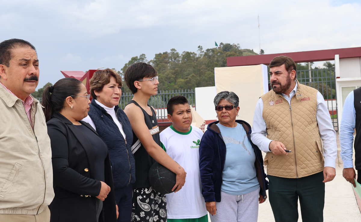 Gobernadora Delfina Gómez Álvarez entrega la modernización de la Unidad Deportiva Chapultepec, ¡un espacio renovado para impulsar el deporte y la calidad de vida en el Edomex! Foto: Roberto Guerreo