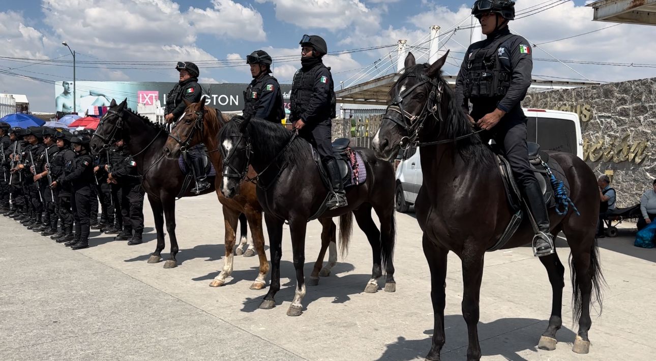 El operativo contó con la participación de grupos especiales como GOE, Policía Montada, K9 y Cobra para asegurar la captura. Foto Especial