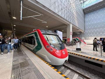 Ruta Buenavista-AIFA: Así fue el primer trayecto oficial del tren de pasajeros