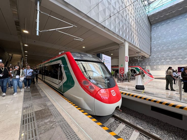 Ruta Buenavista-AIFA: Así fue el primer trayecto oficial del tren de pasajeros