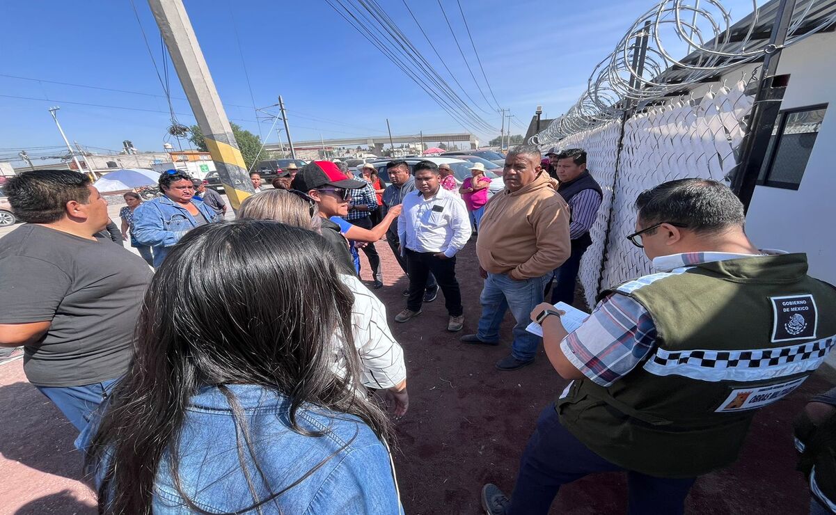 Los inconformes enviaron un mensaje a la presidenta Claudia Sheinbaum, exponiendo que “no estamos en contra el proyecto del Tren Suburbano". Foto: Arturo Contreras.