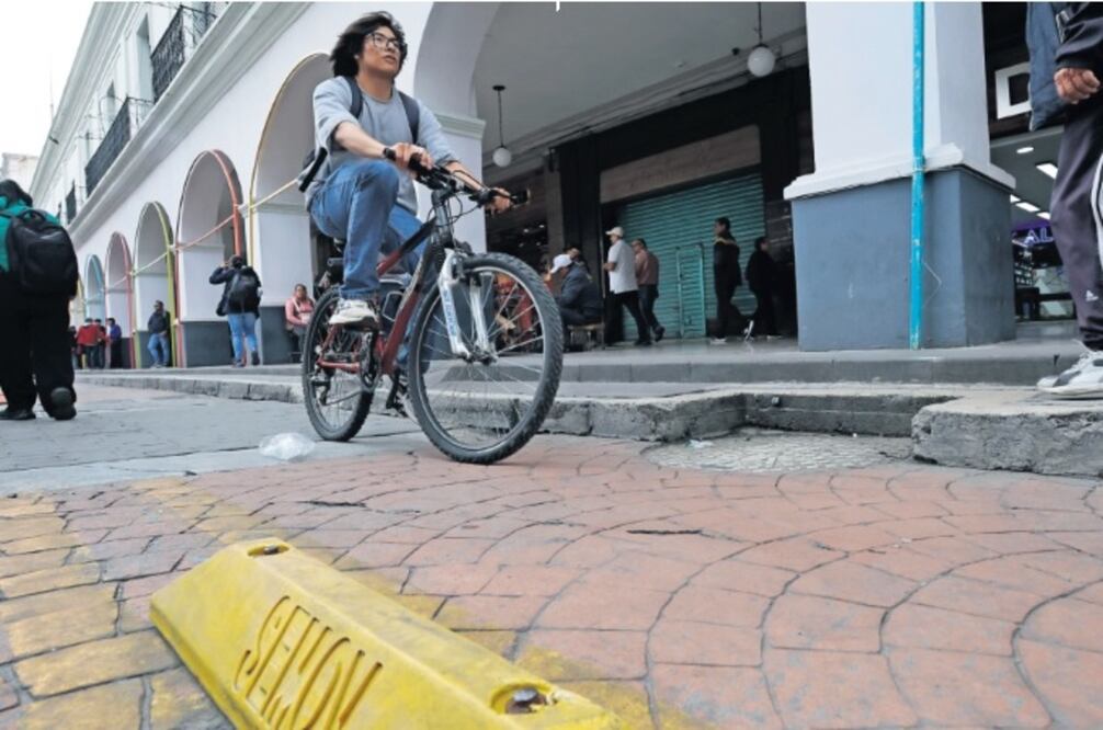 La ciclovía lo que hace es pacificar la vialidad / Foto Jorge Alvarado