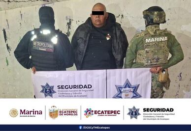 Cae 'El Balú', objetivo federal y líder de 'La Chokiza' en Ecatepec