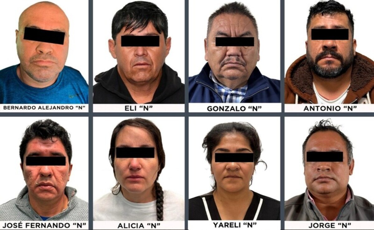 Los ocho detenidos fueron vinculados a proceso / Foto: Especial