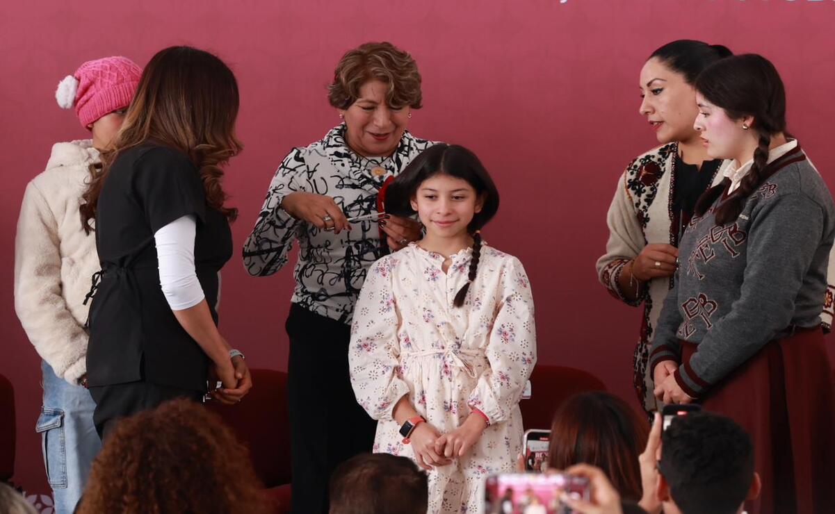 Delfina Gómez promoverá presupuesto para 2026 a fin de que el Instituto de Salud del Estado de México (ISEM) pueda atender a pacientes con cáncer / Foto Alejandro Vargas