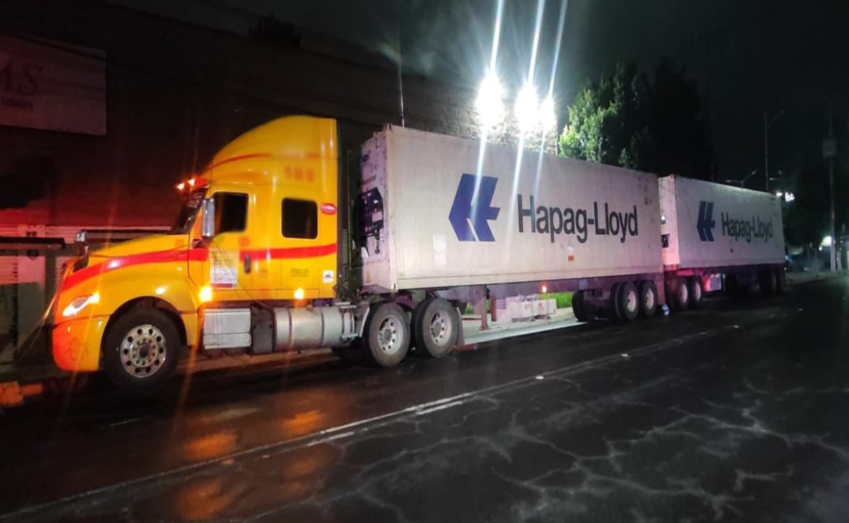 Edomex: Recuperan tráiler con baterías de litio de 20 millones de pesos tras ser robado en Nextlalpan