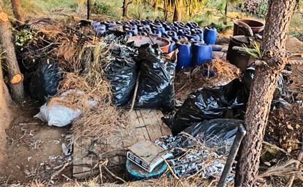 ¡Golpe al narco! Desmantelan narcolaboratorio de drogas sintéticas en Ixtlahuaca: 70 Kilos asegurados