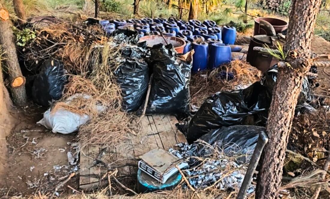 Ixtlahuaca: Cae narcolaboratorio tras denuncia ciudadana Foto: Especial