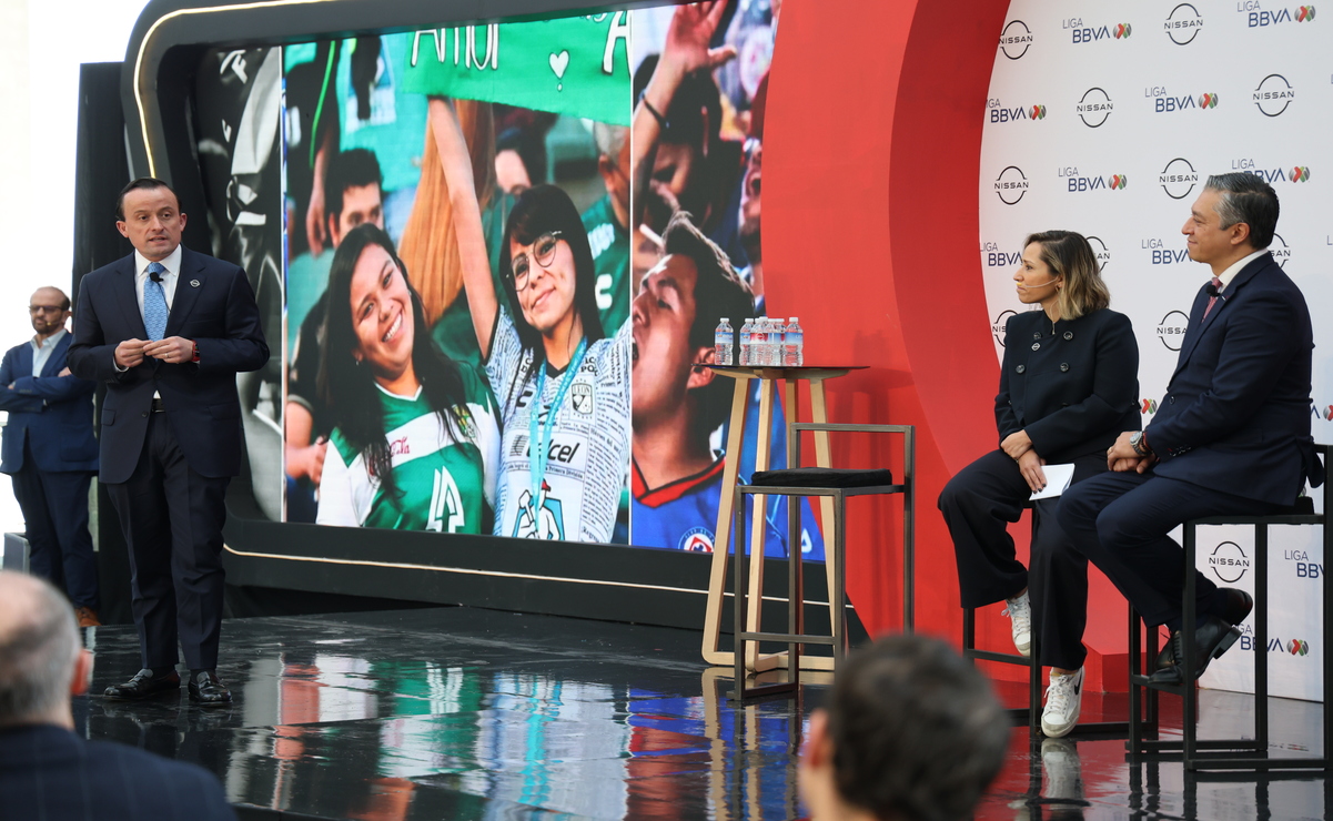 Mikel Arriola, Comisionado Interino de la Federación Mexicana de Fútbol, externó que con estas alianzas se busca fortalecer al futbol mexicano. Foto: Roberto Guerrero / El Universal Edomex