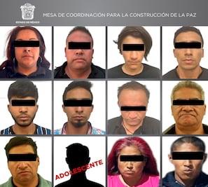 Detenciones de presuntos delincuentes