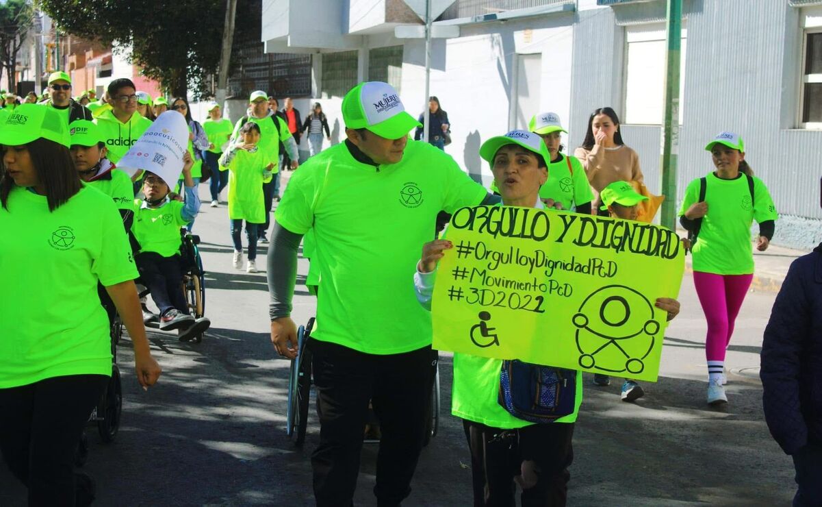 El recorrido se llevó a cabo en el marco del Día Internacional de las Personas con Discapacidad. Foto: Especial