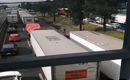 24 horas de caos vial: Protesta en Teoloyucan colapsa la México-Querétaro