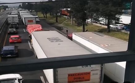 24 horas de caos vial: Protesta en Teoloyucan colapsa la México-Querétaro