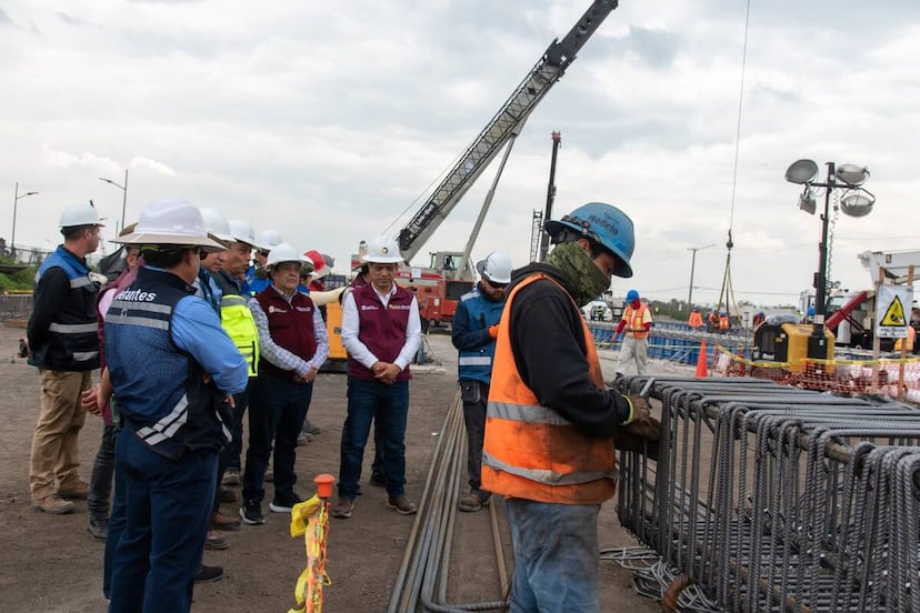 Registra 21 % de avance la construcción del puente vehicular Peñón Texcoco-Avenida 602
