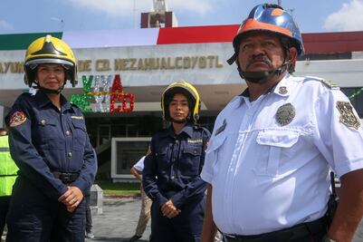 Simulacro Nacional en Nezahualcóyotl