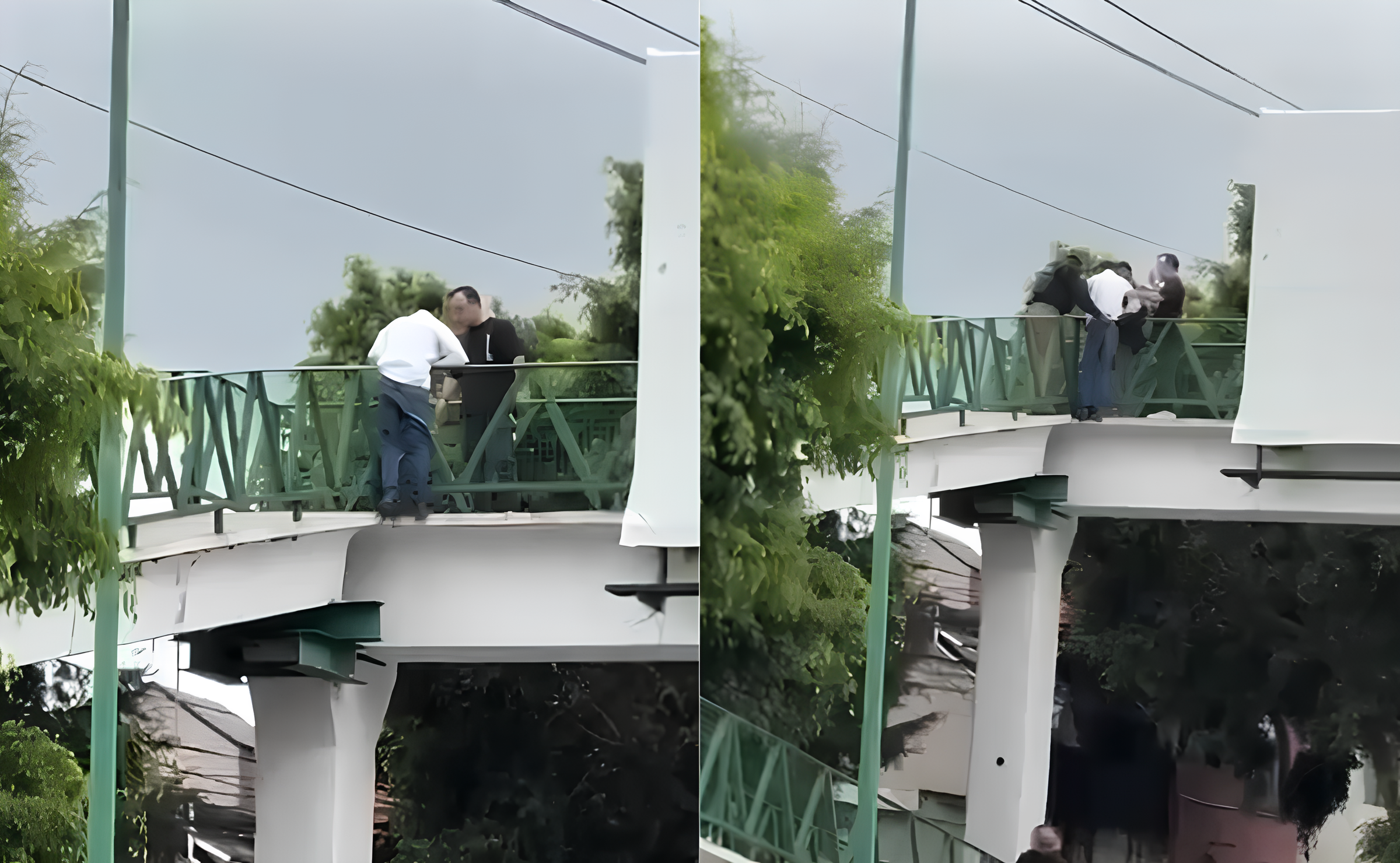 "No estás solo": Rescatan a hombre de lanzarse de puente en Cuautitlán Izcalli