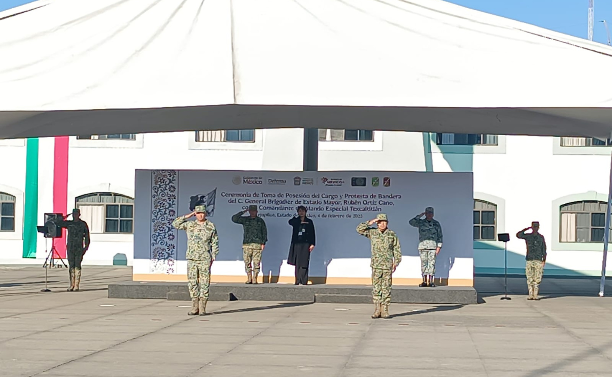 Nuevo Comandante en Texcaltitlán Foto: Especial