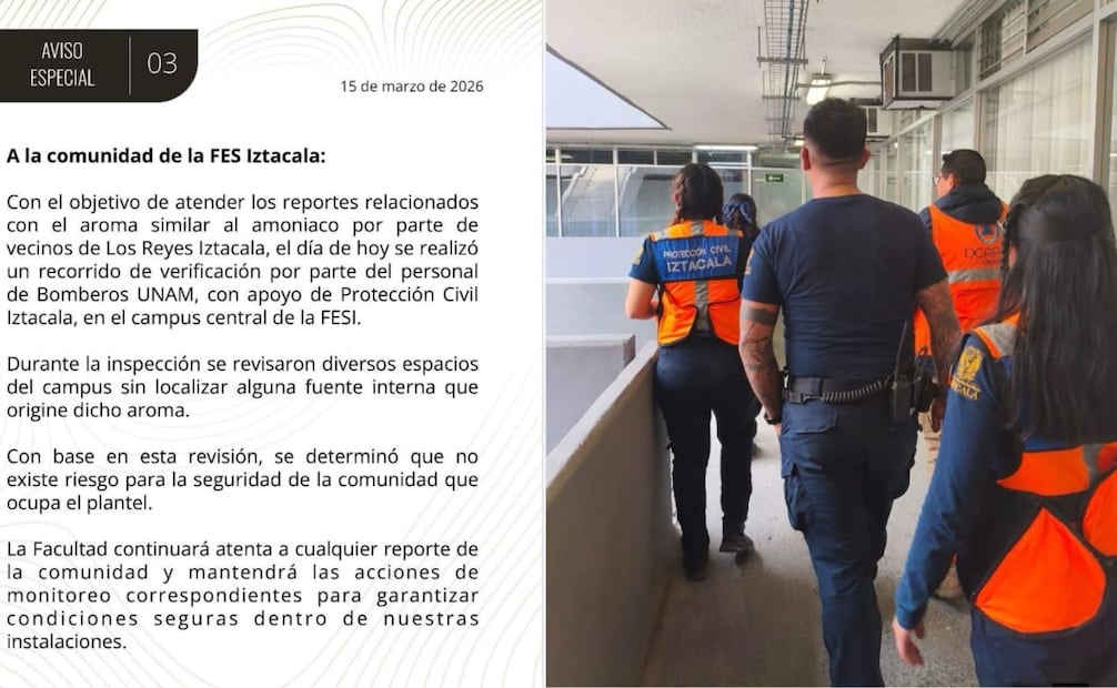 Autoridades universitarias y locales mantienen comunicación para rastrear si el origen del olor proviene del drenaje o zonas industriales aledañas. Foto Especial