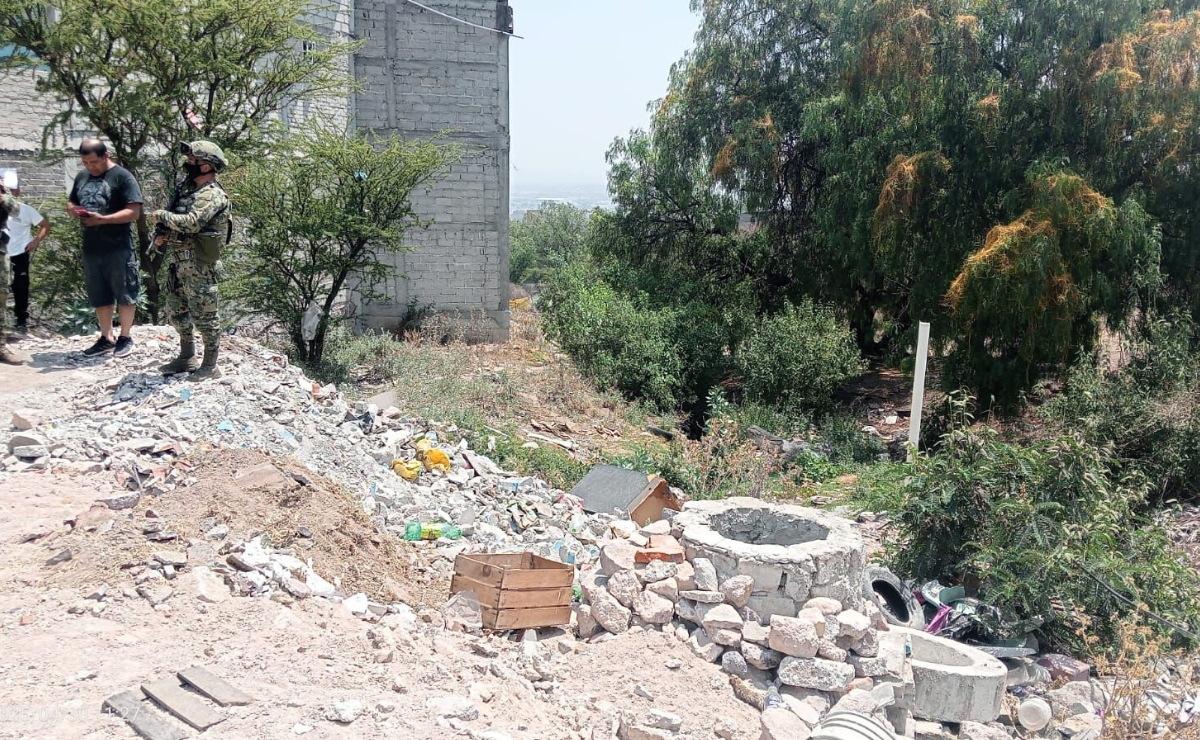 Vista del tiradero ilegal en la Sierra de Guadalupe, Ecatepec, donde se encontraron 42 toneladas de residuos. Foto: Especial