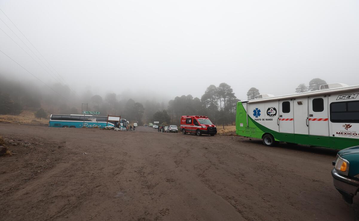 La fuerza de la naturaleza impone su ley en el Nevado de Toluca. Foto: Alejandro Vargas / El Universal Edomex