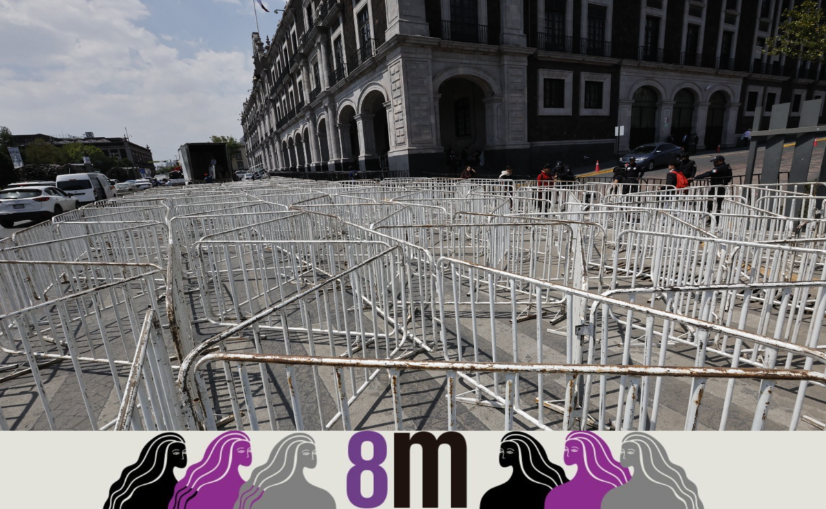 El bloque negro comenzó a accionar, retirando de una manera facial el “blindaje” con vallas que fueron colocadas dos días antes de la marcha./ Foto: Jorge Alvarado