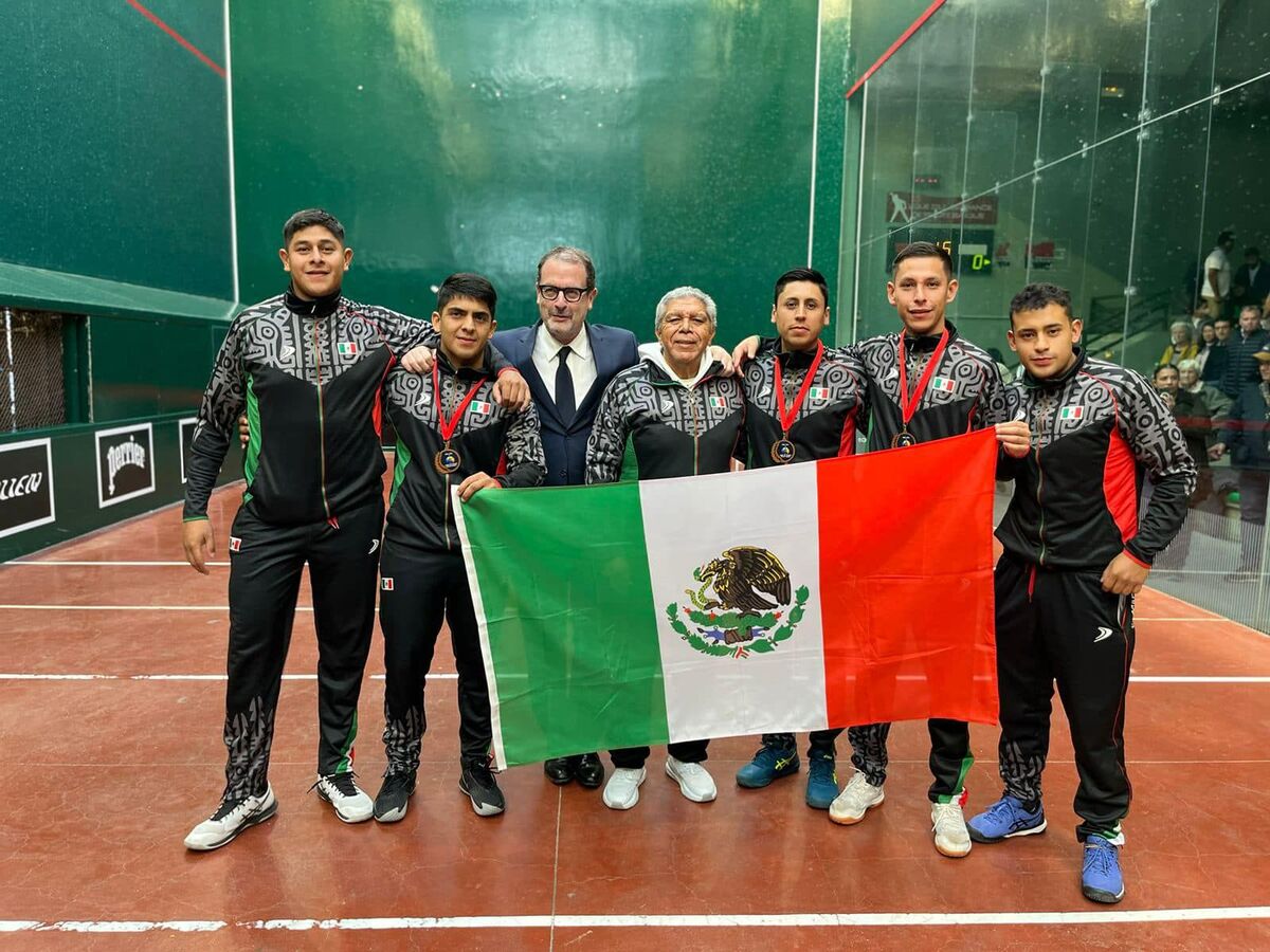 México conquistó tres medallas en la Liga de Naciones Trinquete 2024