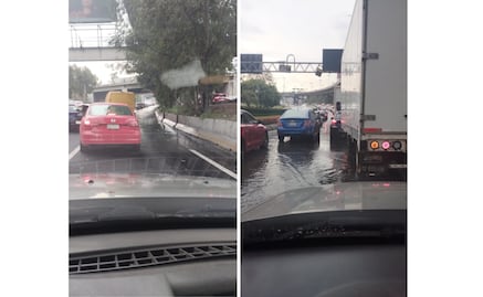 Lluvia provoca encharcamientos y caos vial en Periférico Norte