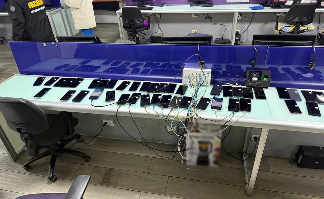 Las redes criminales usaban unidades económicas formales o informales tipo “Call Centers”, así como “Centrales de Préstamo” para extorsionar. Foto. especial