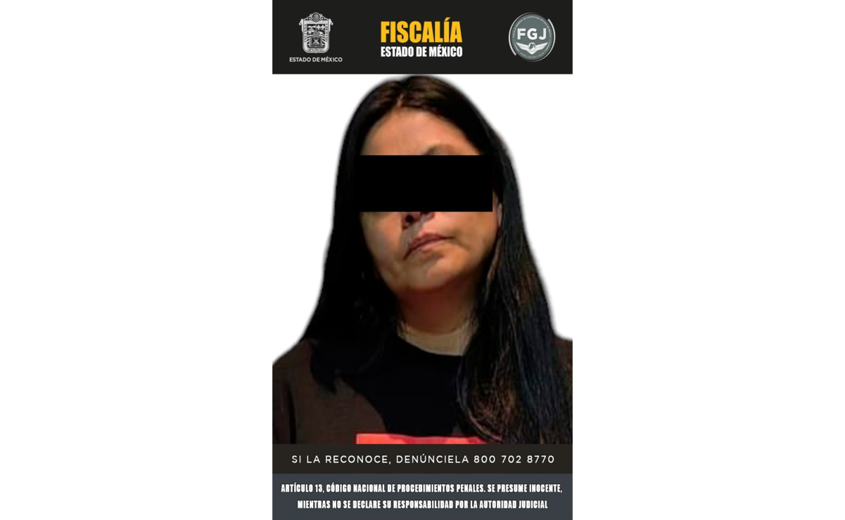 Tras el cateo se detuvo a una mujer identificada como Janet Jaqueline “N”. Foto: Especial