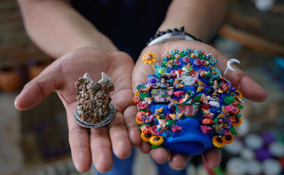 Las artesanías son únicas y hechas a mano / Foto: Arturo Hernández.