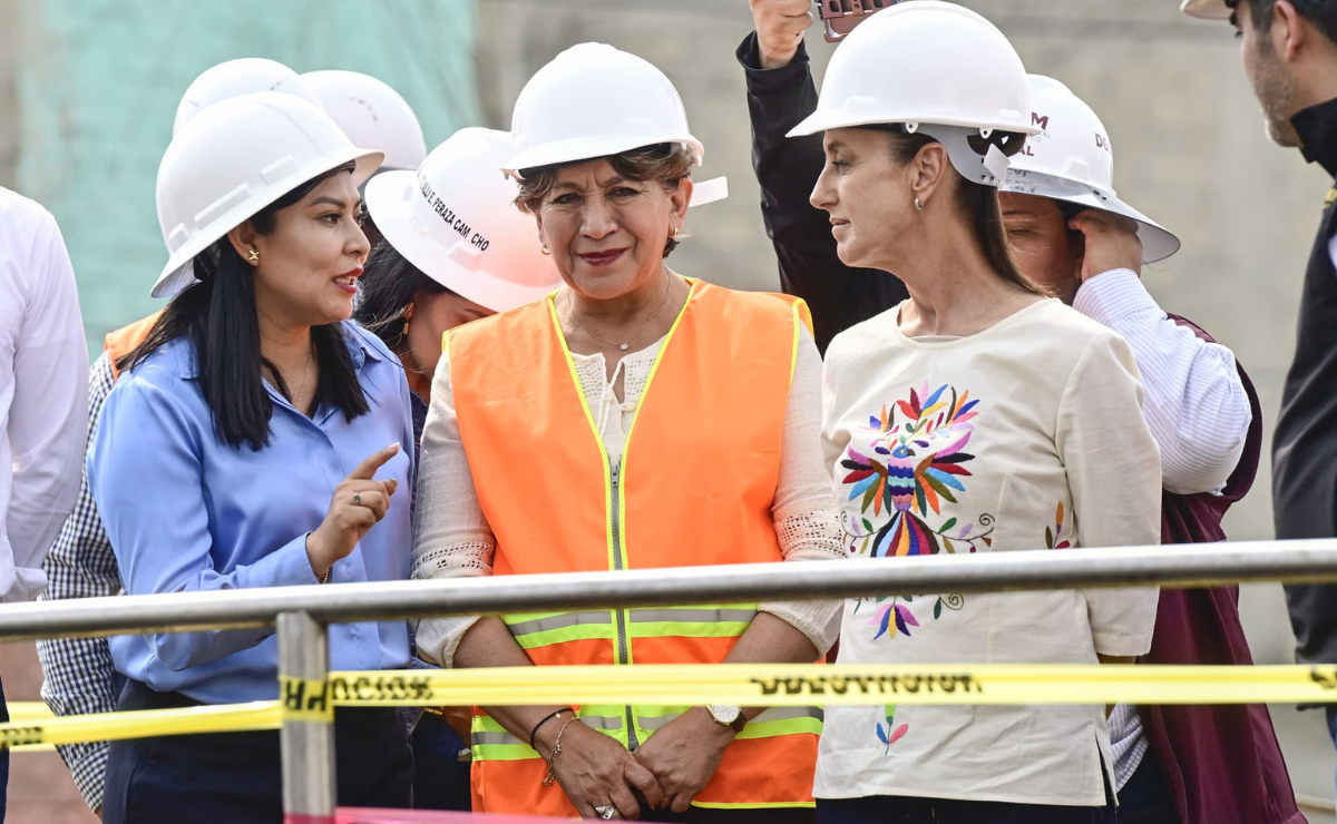 La gobernadora Delfina Gómez confirma: ¡Las obras anti-inundaciones en la Zona Oriente del Edomex ya iniciaron!  Foto: Especial