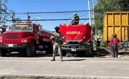 Tras más de 40 horas logran contener incendio en depósito de desechos de Xonacatlán