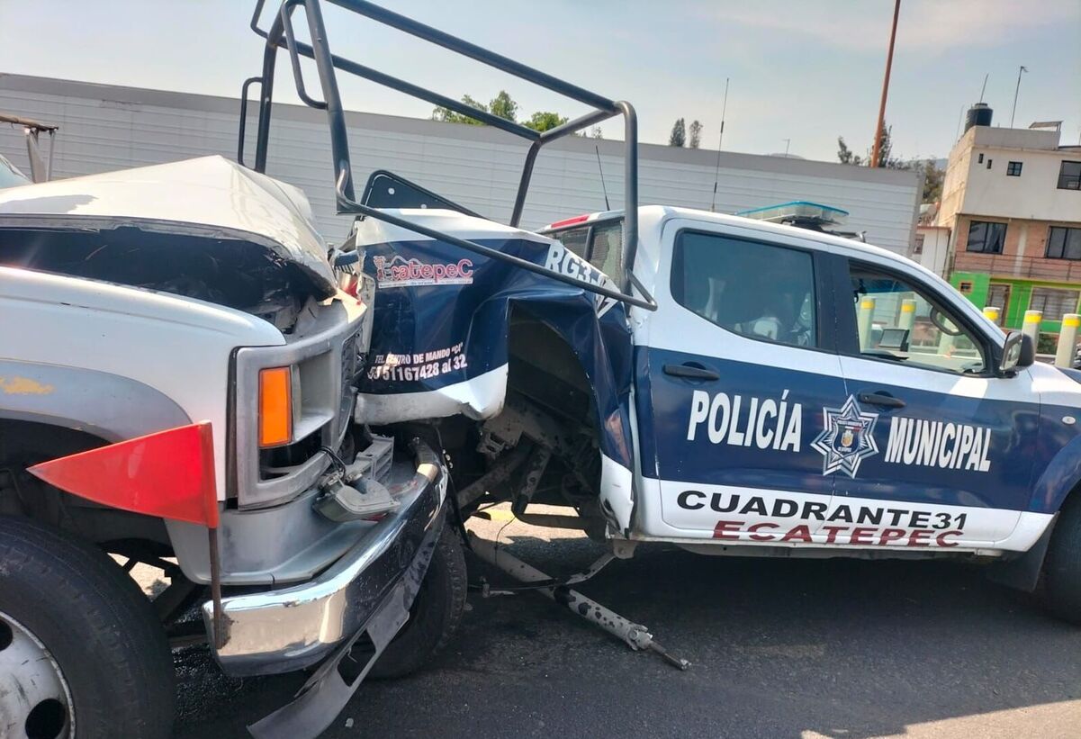 El percance generó caos vial y atención de emergencia. Foto Especial