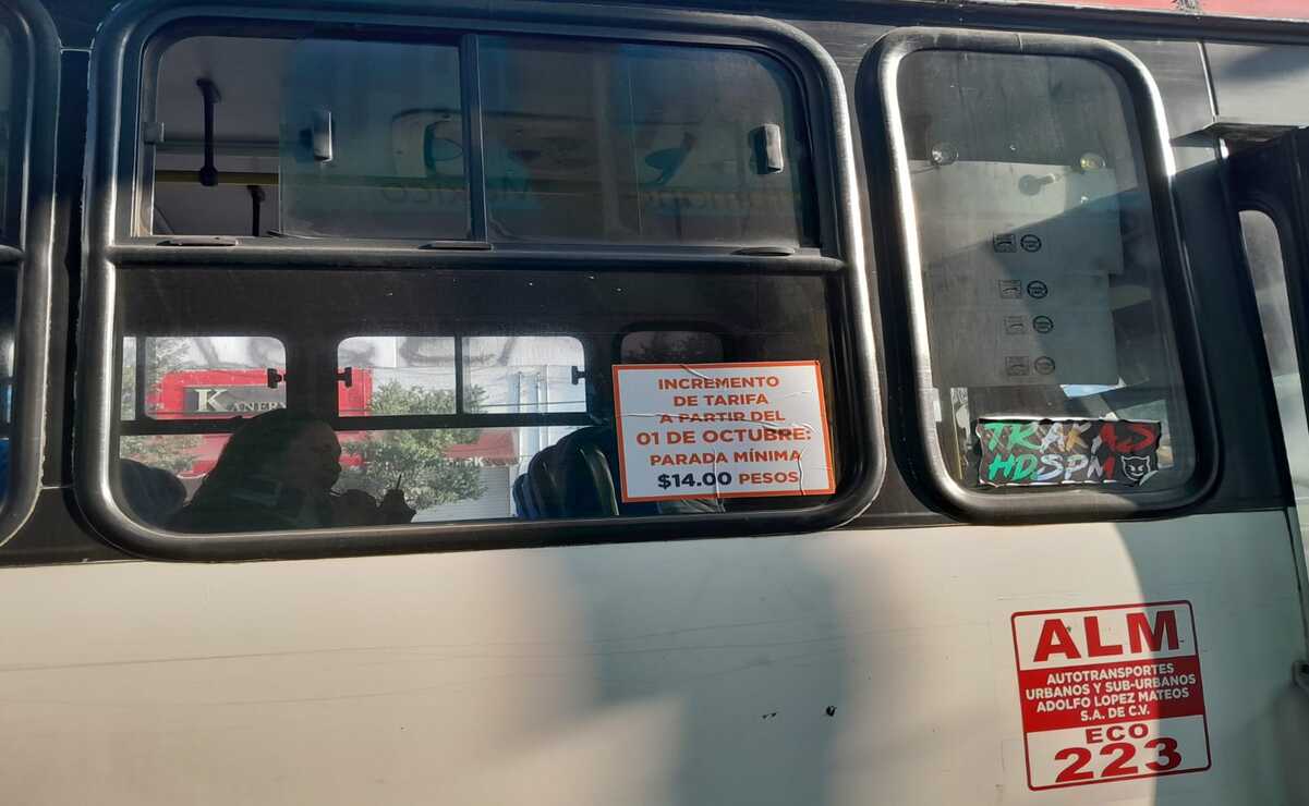 La SEMOV detalló que desde el martes pasado se realizaron diversos operativos en contra de los transportistas que aplicaron la tarifa de 14 pesos / Foto Claudia Rodríguez