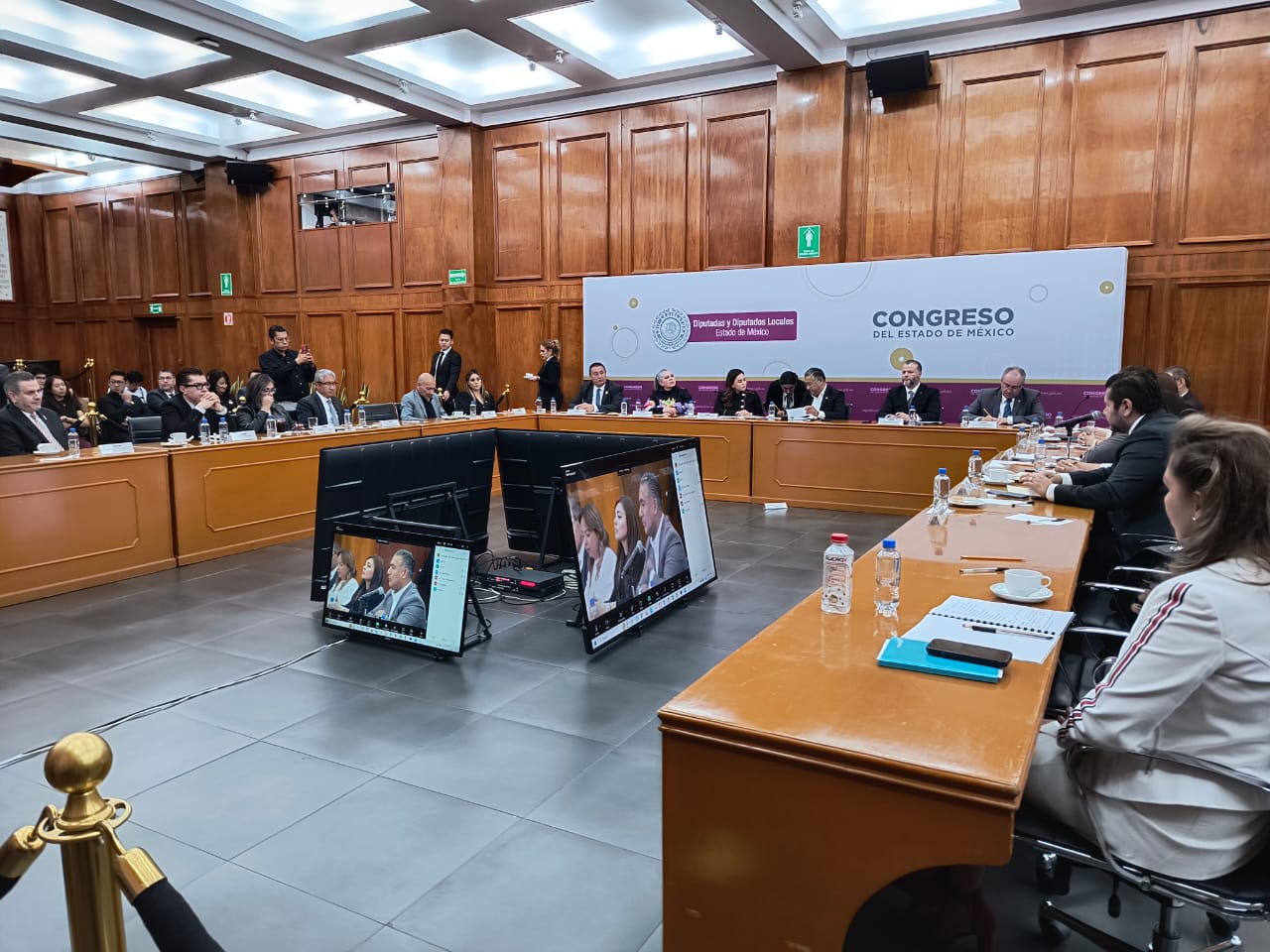 Instalación de la Comisión Legislativa para el Combate a la Corrupción en Edomex. Foto Alma Rodríguez