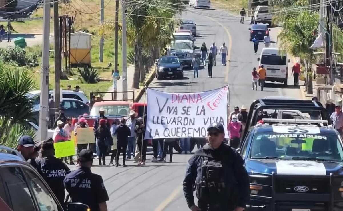 Joquicingo clama justicia: Bloquean carretera por desaparición de Diana Laura