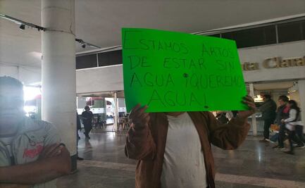 Habitantes de Toluca exigen se reestablezca el servicio de agua potable