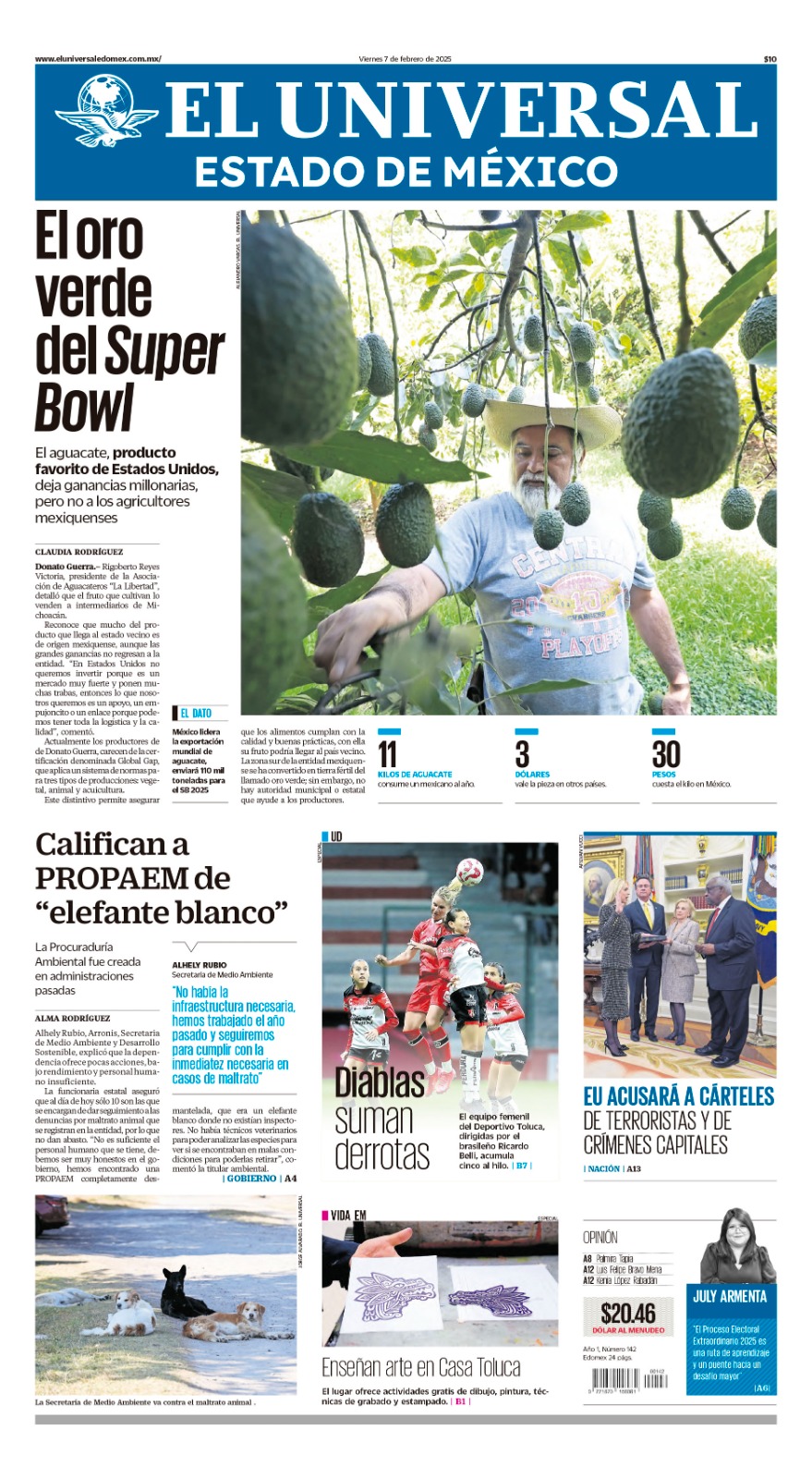 Portada 7 de febrero 2025