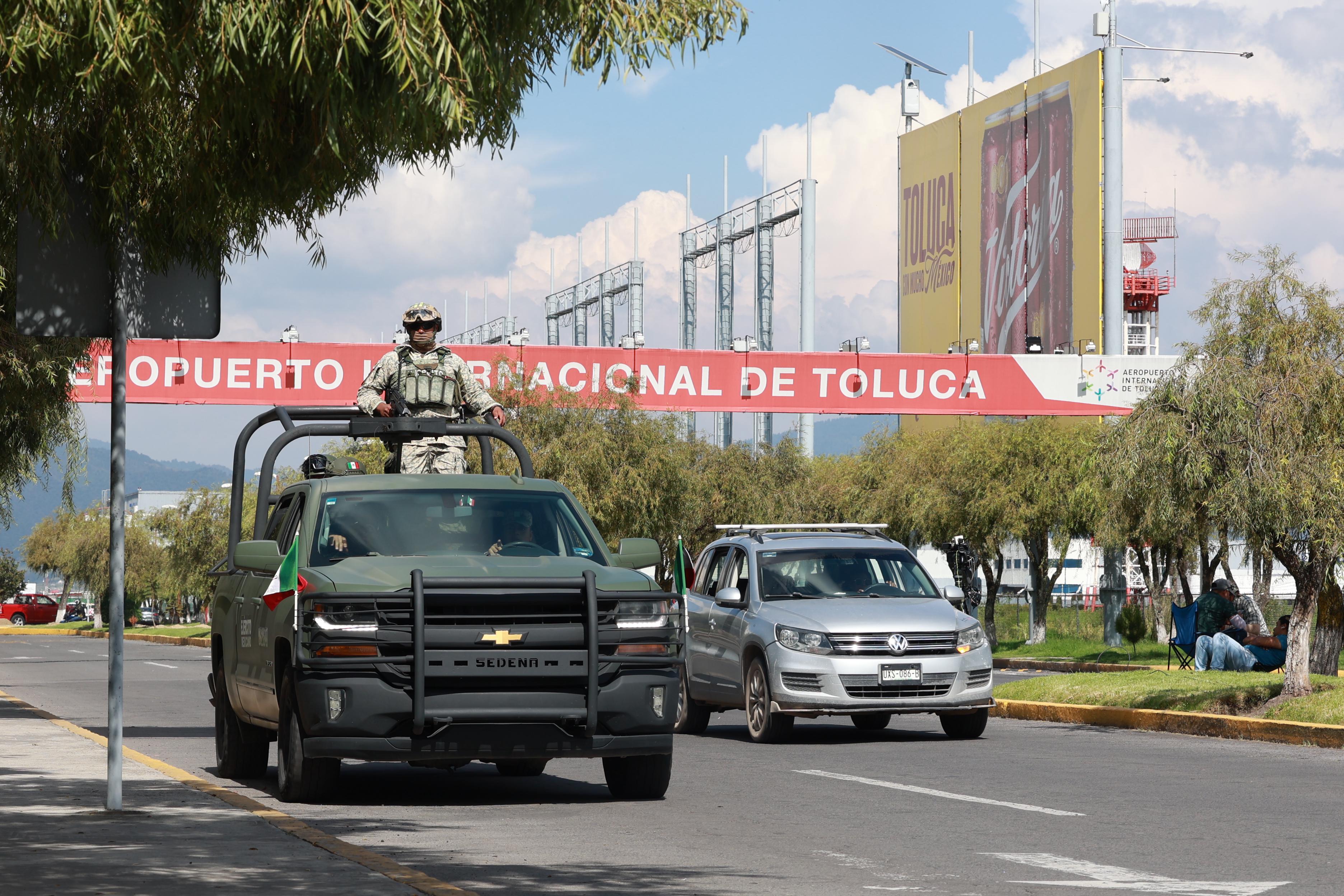Hernán Bermúdez llega a Toluca para ser trasladado al Altiplano