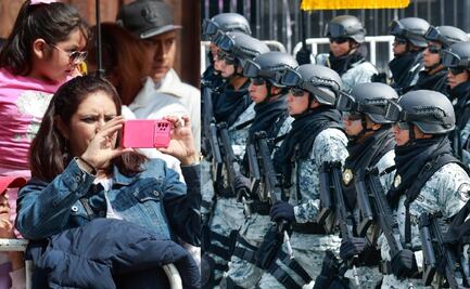 Carolina Valdés orgullosa de ver desfilar a su hijo