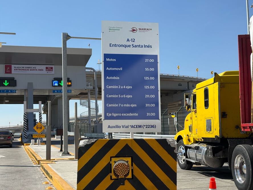 La caseta ubicada en el Circuito Exterior Mexiquense comenzó a operar a partir del 14 de abril. Foto: Arturo Contreras / El Universal Estado de México