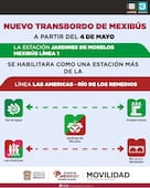 Mexibús Línea 1 estrena punto de transferencia en Jardines de Morelos