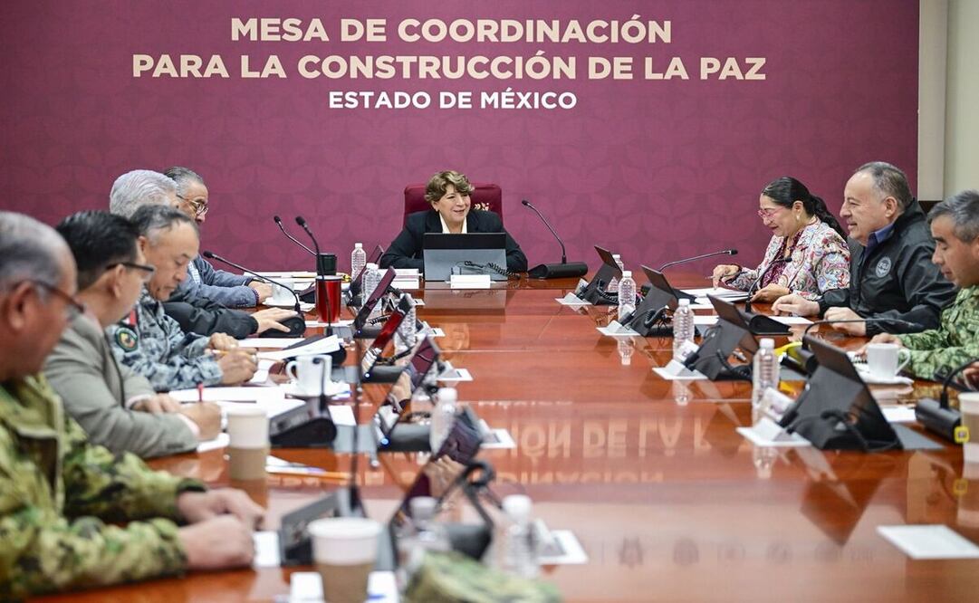 Delfina Gómez Álvarez, celebró la realización de la sesión número 100 de la Mesa de Coordinación para la Construcción de la Paz. Foto: Especial