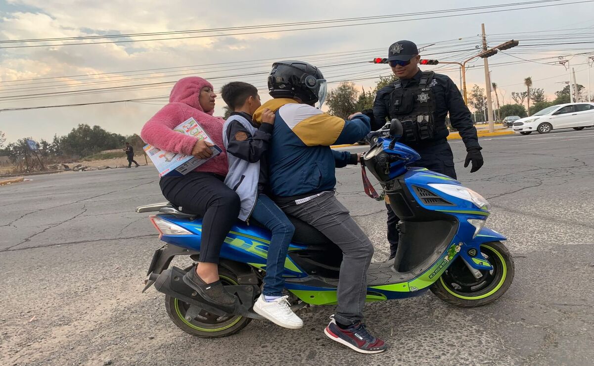 Las autoridades hicieron un llamado a no violentar el reglamento de tránsito / Foto Especial