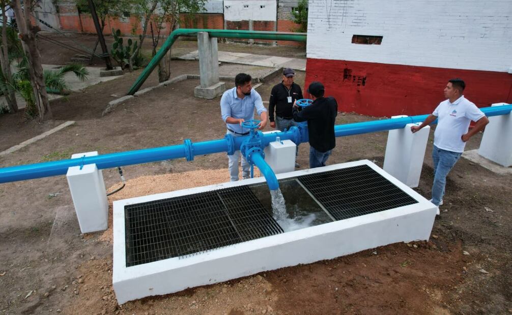 Gracias a las obras de reperforación, el pozo Las Fuentes incrementó su caudal de 12 a 30 litros de agua por segundo. Foto Especial