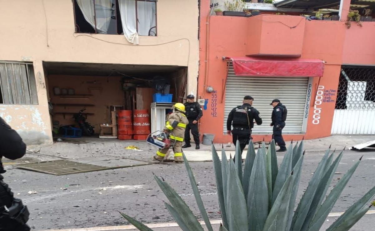 Un hombre más resultó con lesiones producto de la onda expansiva que causó la explosión por acumulación de gas. Foto: Especial