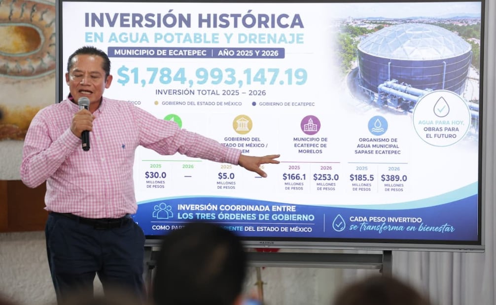 El director de Sapase, Francisco Reyes, detalló las cinco obras estratégicas que se implementarán este año, incluyendo la megaplanta potabilizadora. Foto Especial