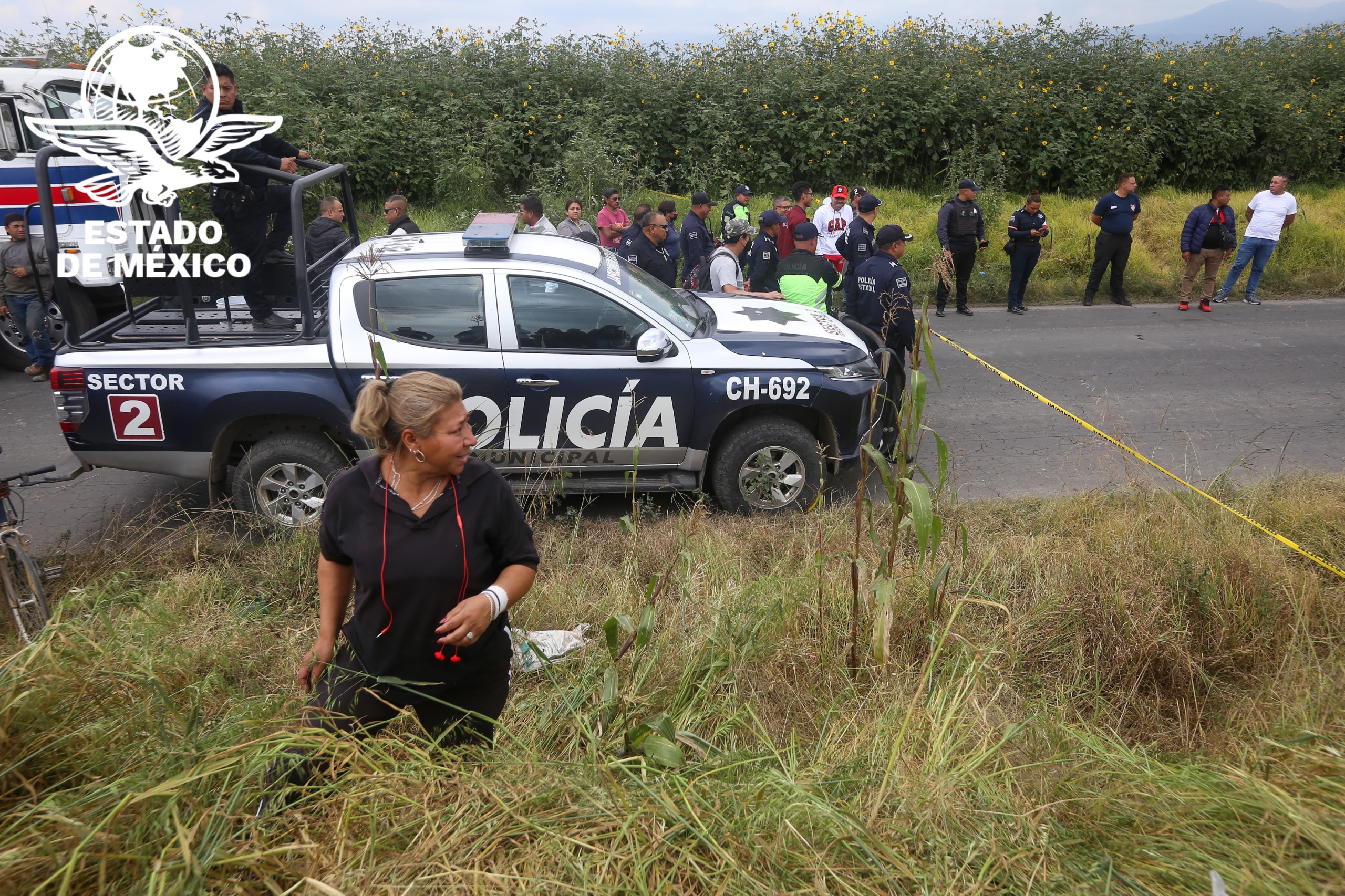 El percance ocurrió en la carretera federal México-Cuautla a la altura del Tecnológico de Chalco. Foto Luis Camacho