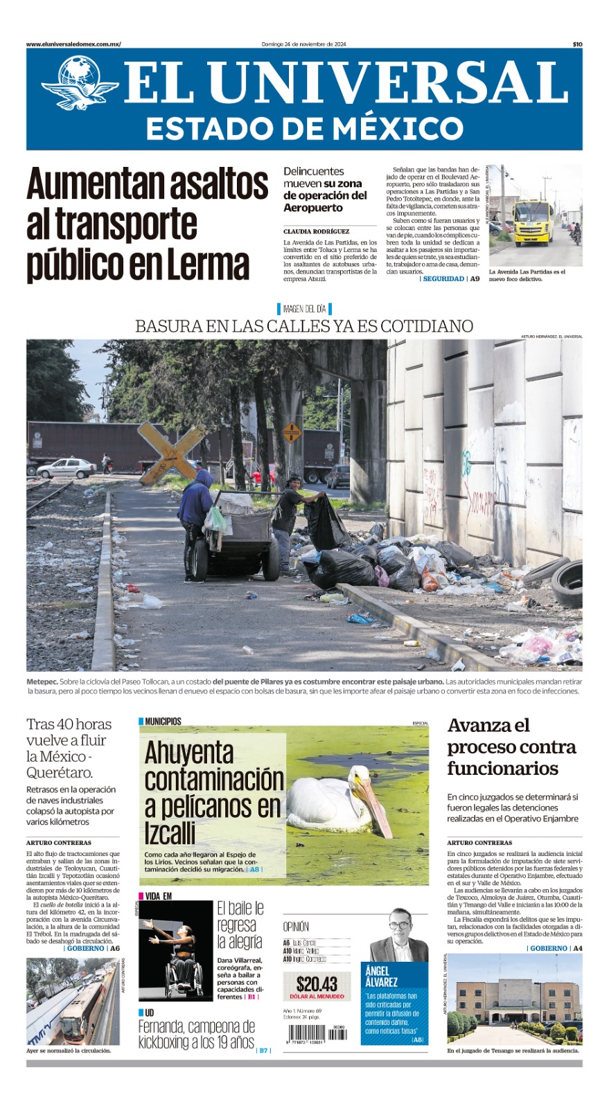 Portada Edomex 24 de noviembre