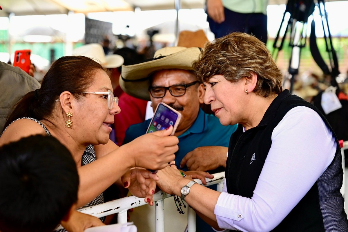 Llega Delfina Gómez a Segundo Informe con inversión récord de 10 mil millones en apoyo a mujeres